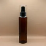 100ML PET Sleek Bottle With 24/410 AS Lotion Pump With Silver Lining | Premium Skincare Packaging
