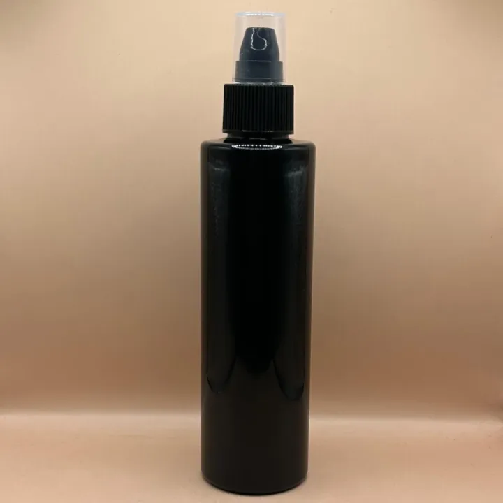 250ML PET IMP Bottle Oval With 24/410 SPLPAP Pump Ribbed | Premium Cosmetic & Skincare Packaging
