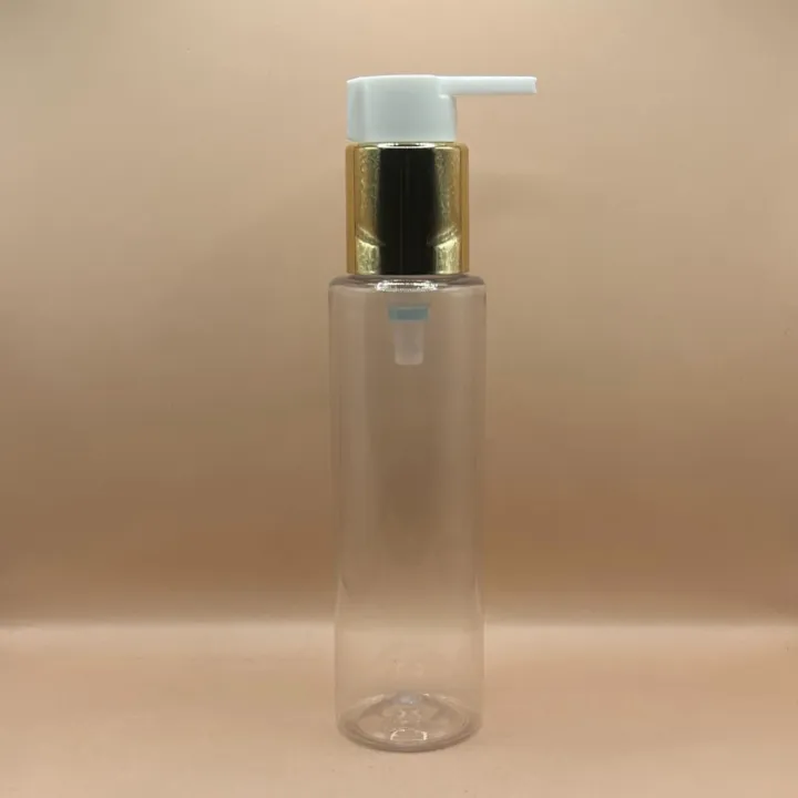 100ML PET Sleek Bottle with 24/410 Long Beak Pump – Ideal for Liquids, Serums, and Oils