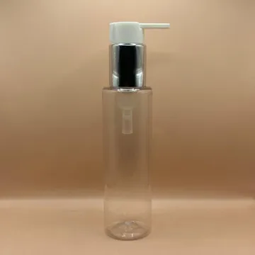 100ML PET Sleek Bottle with 24/410 Long Beak Pump – Ideal for Liquids, Serums, and Oils