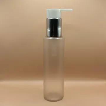 100ML PET Sleek Bottle with 24/410 Long Beak Pump – Ideal for Liquids, Serums, and Oils