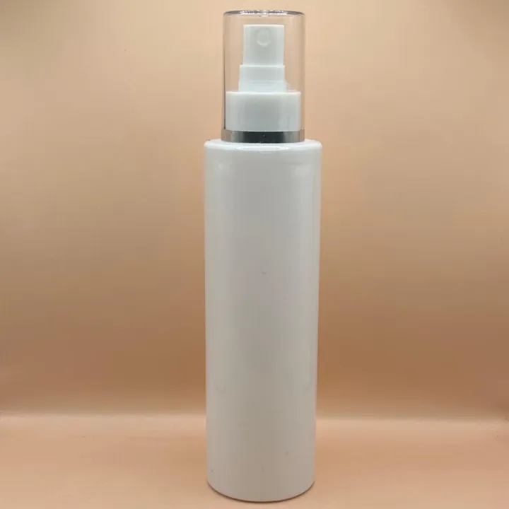 200ML PET Sleek Bottle With 24/410 AS Mist Pump With Silver Lining Overcap – Premium Spray Packaging