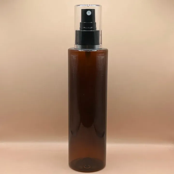 200ML PET Sleek Bottle With 24/410 AS Mist Pump With Silver Lining Overcap – Premium Spray Packaging