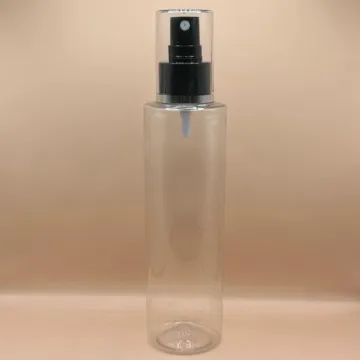 200ML PET Sleek Bottle With 24/410 AS Mist Pump With Silver Lining Overcap – Premium Spray Packaging
