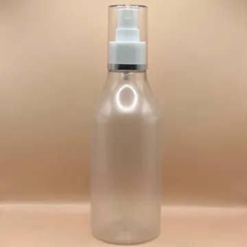 300ML PET Nutri Bottle With 24/410 AS Mist Pump With Silver Lining Overcap – Premium Packaging Solution