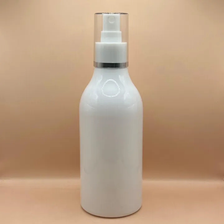 300ML PET Nutri Bottle With 24/410 AS Mist Pump With Silver Lining Overcap – Premium Packaging Solution