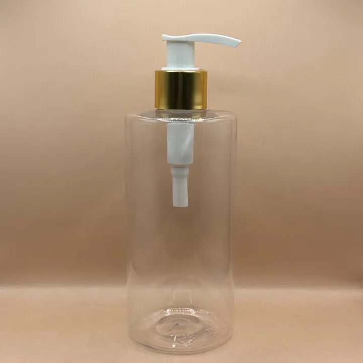 300ML PET Arrow Bottle 24/410 L1 Dispenser Pump | Shampoo Body Wash Lotion Bottle