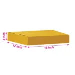 Brown 03ply Flat Corrugated Multipurpose Boxes 16in x 12in x 3in – Durable Packaging Solution