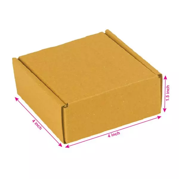 brown_03ply_flat_corrugated_multipurpose_boxes_4in_x_4in_x_1.5in_ Brown 03ply Flat Corrugated Multipurpose Boxes 4in x 4in x 1.5in – Durable & Eco-Friendly Packaging