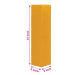 Brown 03ply Long Corrugated Boxes | 3in x 3in x 12in | Durable Packaging Box