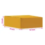 Brown 03ply Universal Corrugated Multipurpose Boxes 12in x 8in x 6in – Durable Packaging Solution