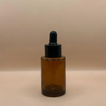 30ML Glass Bottle Flat Shoulder 20MM Dropper | Essential Oil Serum Cosmetic Packaging