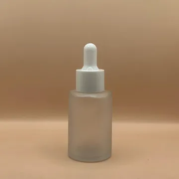 30ML Glass Bottle Flat Shoulder 20MM Dropper | Essential Oil Serum Cosmetic Packaging