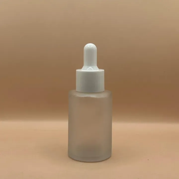 30ML Glass Bottle Flat Shoulder 20MM Dropper | Essential Oil Serum Cosmetic Packaging