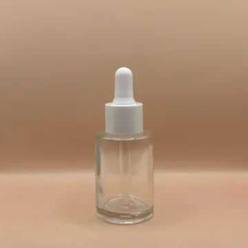 30ML Glass Bottle Flat Shoulder 20MM Dropper | Essential Oil Serum Cosmetic Packaging