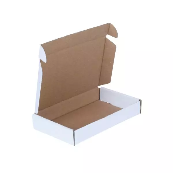 white_03ply_flat_corrugated_multipurpose_boxes_8in_x_5in_x_1.5in_ Unprinted White 03ply Flat Corrugated Multipurpose Boxes 8in x 5in x 1.5in – Durable & Versatile Packaging
