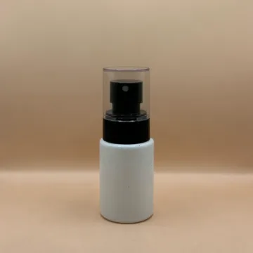 30ML Glass Flat Shoulder Bottle with 20MM Plum Mist Pump | Premium Cosmetic Spray Bottle