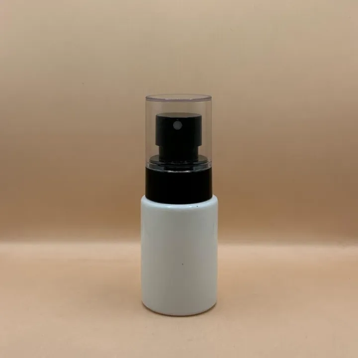 30ML Glass Flat Shoulder Bottle with 20MM Plum Mist Pump | Premium Cosmetic Spray Bottle