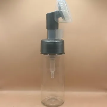 150ML PET Foam Bottle With 42MM Silicon Brush | Skincare Face Cleanser Dispenser