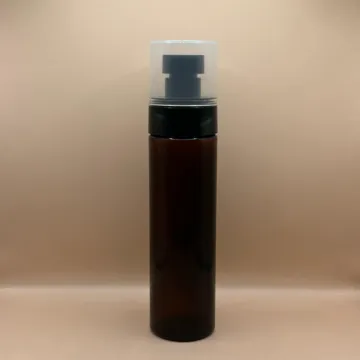 100ML Pet Sleek Bottle amber With 24/410 Plum Lotion 100ML PET Sleek Bottle 24/410 Plum Lotion Pump | Skincare and Cosmetic Packaging