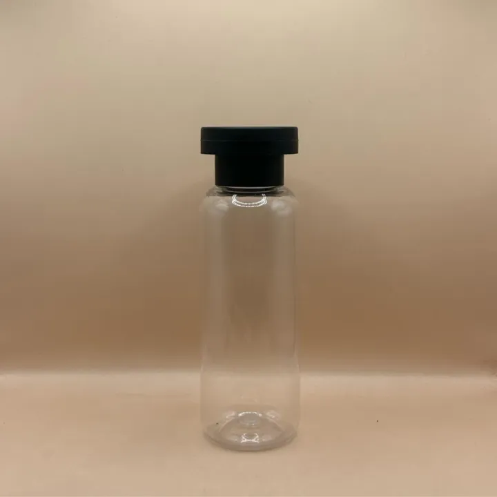 100ML PET PG Bottle With 24/410 Mushroom Flip-Top Cap | Packaging for Shampoo & Conditioner