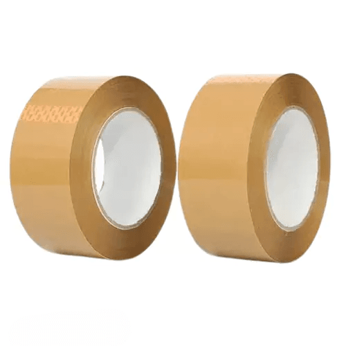 1683130791-bopp-brown-self-adhesive-tape-Photoroom Brown 40microns Round Self Adhesive Tapes 72mm x 65m Pack of 48 | Strong & Durable Packing Tape