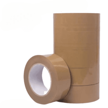 Brown 40microns Round Self Adhesive Tapes 48mm x 50m Pack of 72 | Strong & Durable Packing Tape