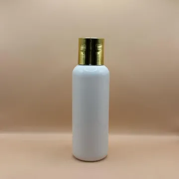 100ML PET PG Bottle with 24/410 Disc-Top Cap Golden Coating | Premium Shampoo & Conditioner Packaging