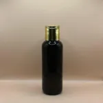 100ML PET PG Bottle with 24/410 Disc-Top Cap Golden Coating | Premium Shampoo & Conditioner Packaging