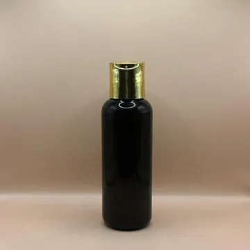 100ML PET PG Bottle with 24/410 Disc-Top Cap Golden Coating | Premium Shampoo & Conditioner Packaging