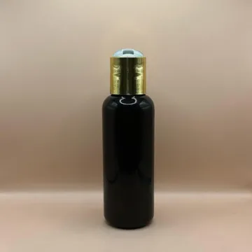 100ML PET PG Bottle with 24/410 Disc-Top Cap Golden Coating | Premium Shampoo & Conditioner Packaging
