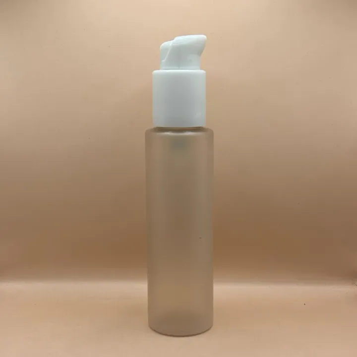 100ML PET Sleek Bottle with 24/410 SAPLOO Pump | Ideal for Serums & Skincare