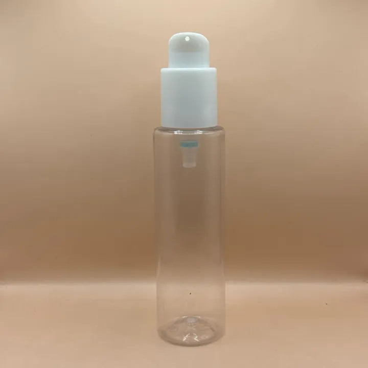 100ML PET Sleek Bottle with 24/410 SAPLOO Pump | Ideal for Serums & Skincare
