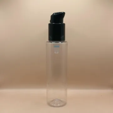100ML PET Sleek Bottle with 24/410 SAPLOO Pump | Ideal for Serums & Skincare