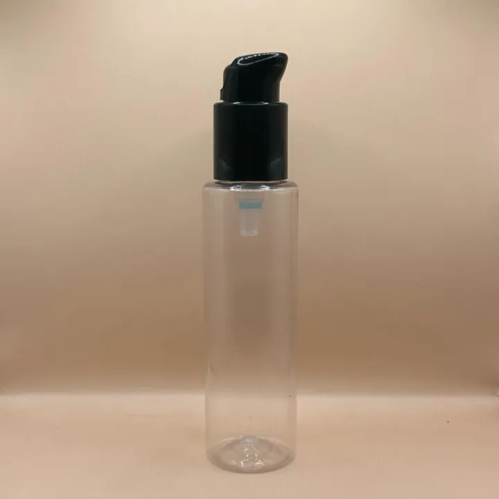 100ML PET Sleek Bottle with 24/410 SAPLOO Pump | Ideal for Serums & Skincare