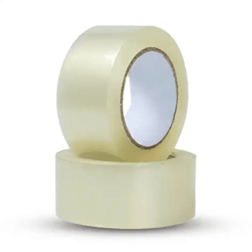 Transparent 40microns Round Self Adhesive Tapes 48mm x 100m Pack of 72 | Strong & Durable Packing Tape