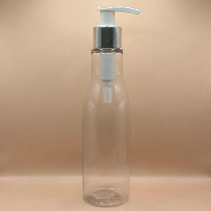 200ML PET Vaa Bottle with 24/410 L1 Dispenser Pump | Ideal for Shampoo Body Wash and Handwash
