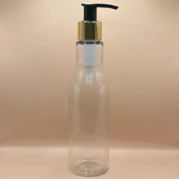 200ML PET Vaa Bottle with 24/410 L1 Dispenser Pump | Ideal for Shampoo Body Wash and Handwash
