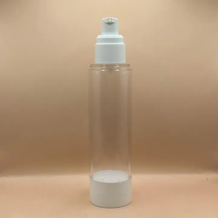 100ML Cylindrical Airless Bottle Packaging for Lotion Cream and Skincare | Premium Pump Bottle