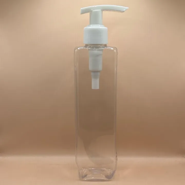 200ML PET Merc Bottle Clear with 24/410 L3 Dispenser Pump | Shampoo Body Wash Lotion Bottle