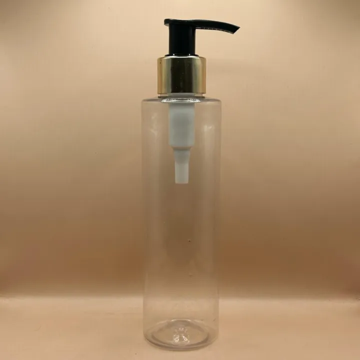 200ML PET Sleek Bottle with 24/410 L1 Dispenser Pump | Premium Packaging for Shampoo & Body Wash