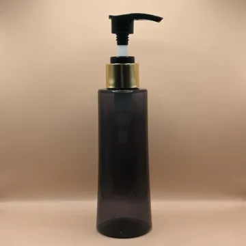 175ML SPGBOH Bottle TR-Black 24/410 L1 Screw Dispenser Pump | Shampoo Body Wash Lotion Bottle