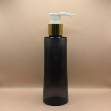 175ML SPGBOH Bottle TR-Black 24/410 L1 Screw Dispenser Pump | Shampoo Body Wash Lotion Bottle