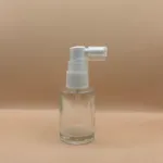30ML Glass Flat Shoulder Bottle Clear With 20MM Nozzle Spray | Premium Mist Spray Bottle