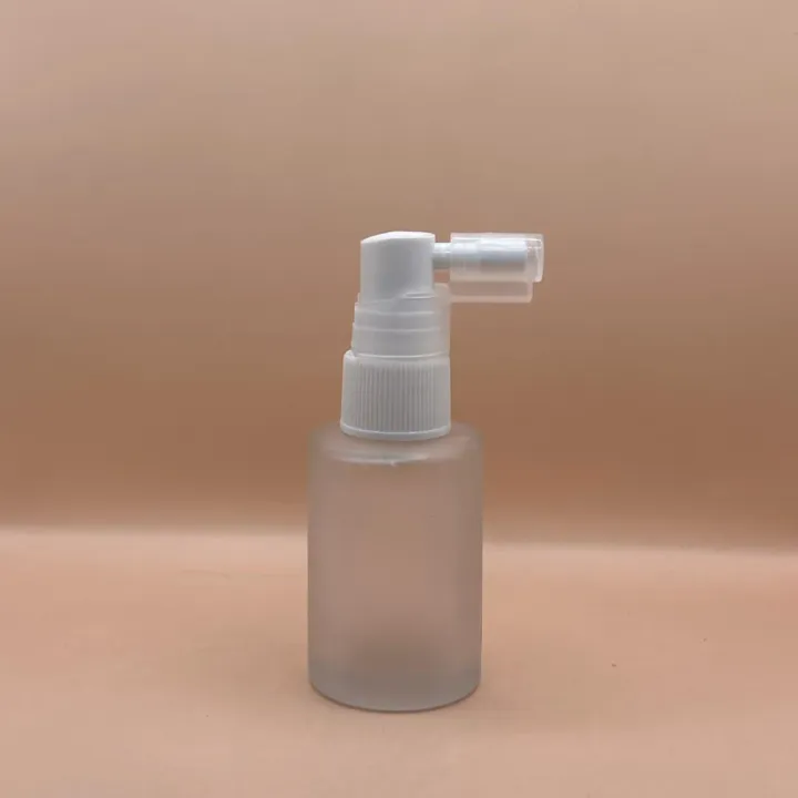 30ML Glass Flat Shoulder Bottle Frosted With 20MM Nozzle Spray | Perfume Mist Skincare Spray Bottle