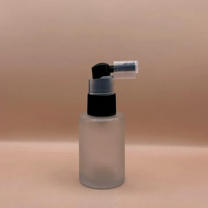 30ML Glass Flat Shoulder Bottle Frosted With 20MM Nozzle Spray | Perfume Mist Skincare Spray Bottle