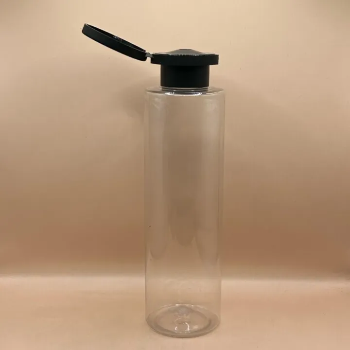 200ML PET Sleek Bottle 24/410 Mushroom Flip-Top Cap | Shampoo Lotion Body Wash Bottle