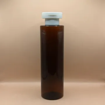 200ML PET Sleek Bottle 24/410 Mushroom Flip-Top Cap | Shampoo Lotion Body Wash Bottle
