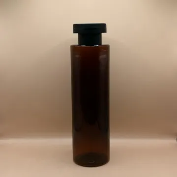 200ML PET Sleek Bottle 24/410 Mushroom Flip-Top Cap | Shampoo Lotion Body Wash Bottle