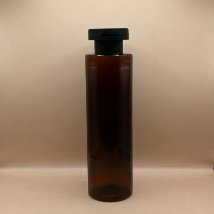 200ML PET Sleek Bottle 24/410 Mushroom Flip-Top Cap | Shampoo Lotion Body Wash Bottle